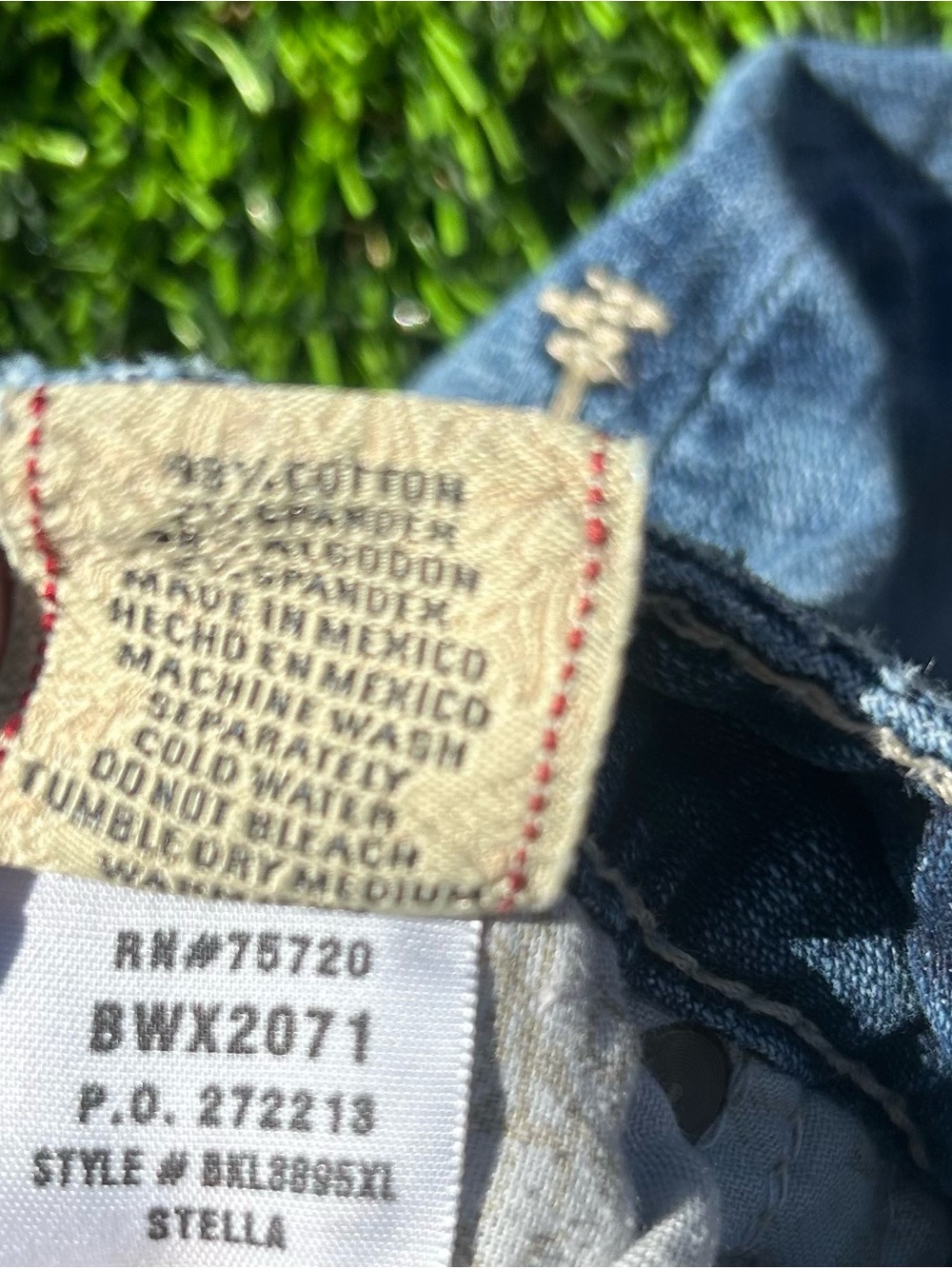 BKE Light Blue Bootcut Jeans with Embroidered Back Pockets - Picture 8 of 9